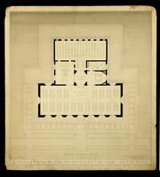 Main Floor Plan Library Building for The University of Texas