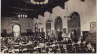 Old Library (Battle Hall): students in Reading Room	