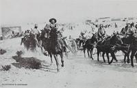General Villa and His Battery on One of His Daring Raids