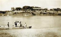 Watching the Battle of Reynosa, Mexico, from the U.S. Custom-house, at Hidalgo Texas