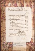  Factura para producir un certificado de armas ilustrado encuadernado 