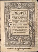 "De optimo", title page  