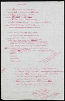 "Medicine Poem", handwritten