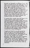 "Crystals Zine", introduction