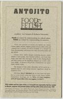 "Food & Fetish: Viva Arts Quarterly", page 2